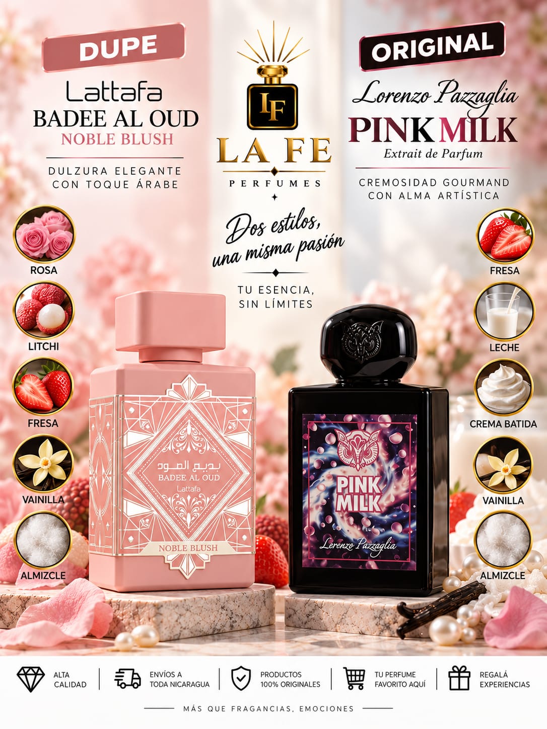 Lattafa Badee Al Oud Noble Blush Woman 100ml EDP